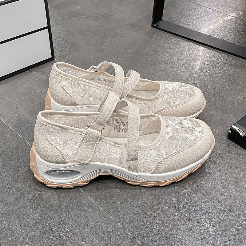 【Protección de pies】 Zapatos casuales de verano con cordones y colchón de aire
