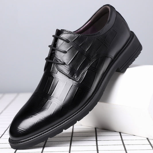 🐂Doble Cuero🐂 Zapatos de cuero estampados a mano