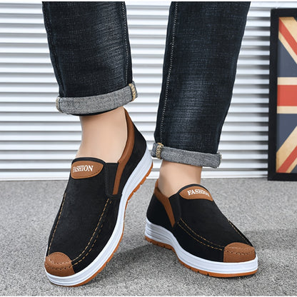 ✨Cuero Suave✨Zapatos casuales sin cordones de cuero suave para hombre