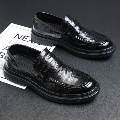 🐂100% cuero genuino🐂 Mocasines de piel originales para hombre