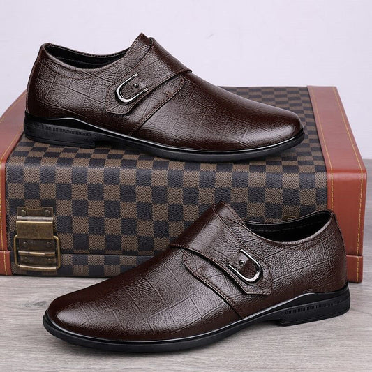🐂Cuero🐂Zapatos de cuero para hombre estilo británico
