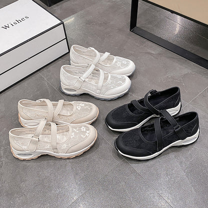 【Protección de pies】 Zapatos casuales de verano con cordones y colchón de aire