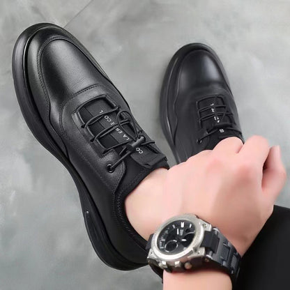 🐂Cuero🐂Zapatillas casuales de cuero para hombre