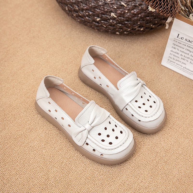 【zapatos ortopédicos】Zapatos de mujer de piel de vacuno transpirables