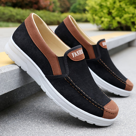 ✨Cuero Suave✨Zapatos casuales sin cordones de cuero suave para hombre