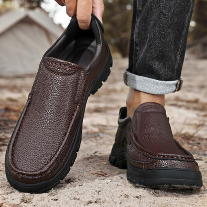 👞Absorción de impactos👞 Zapatos casuales de negocios de cuero genuino
