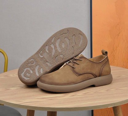 🐂Cuero🐂Zapatos casuales de cuero de gamuza para hombre