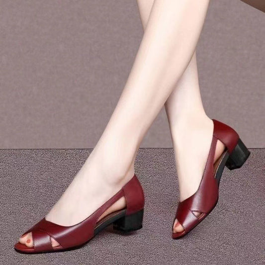 sandalias con un solo botón