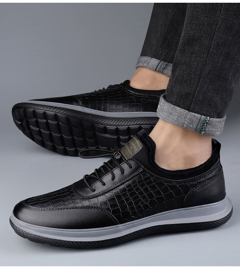 Zapatos de cuero de negocios para hombre