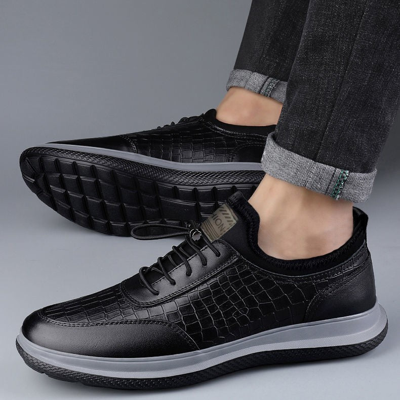 Zapatos de cuero de negocios para hombre