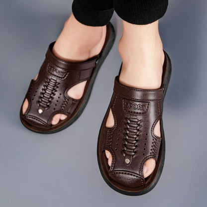 Nuevas sandalias convertibles de punta cerrada para hombre