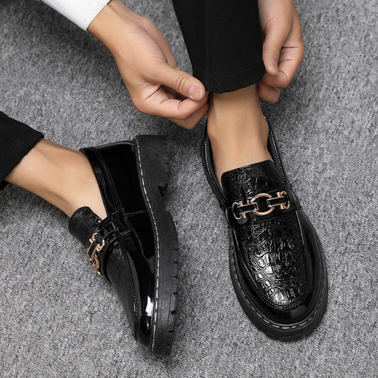 Mocasines de cocodrilo para hombre