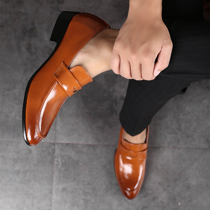 🐂Cuero🐂Mocasines triangulares de charol
