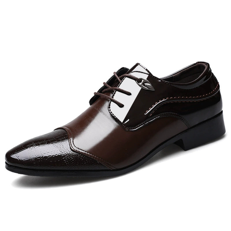 Zapatos formales de vestir con cordones para hombre
