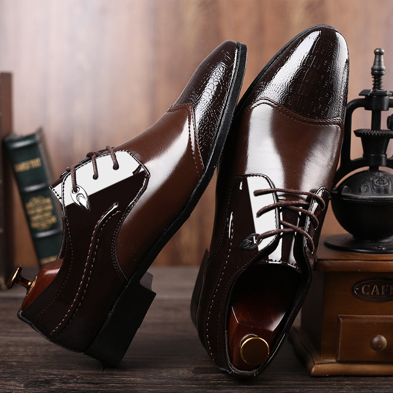 Zapatos formales de vestir con cordones para hombre