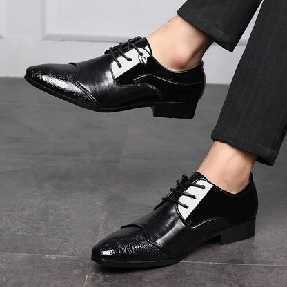 Zapatos formales de vestir con cordones para hombre