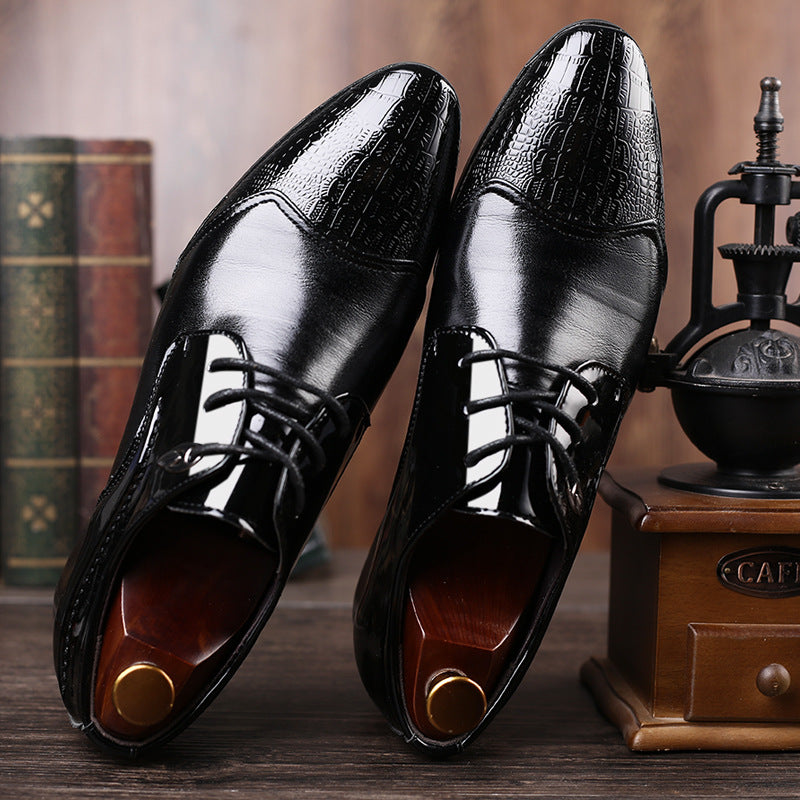 Zapatos formales de vestir con cordones para hombre