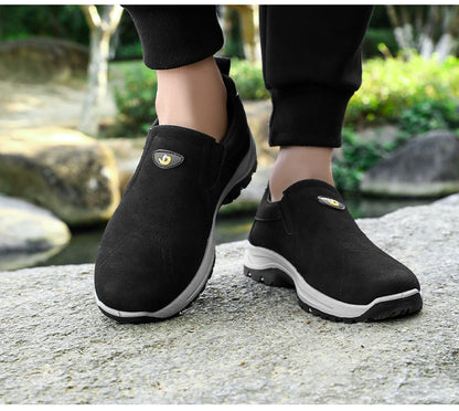 👞Gamuza👞 Zapatos para caminar de suela blanda para hombre