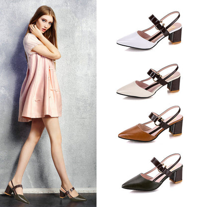 Zapatos de tacón casual para mujer
