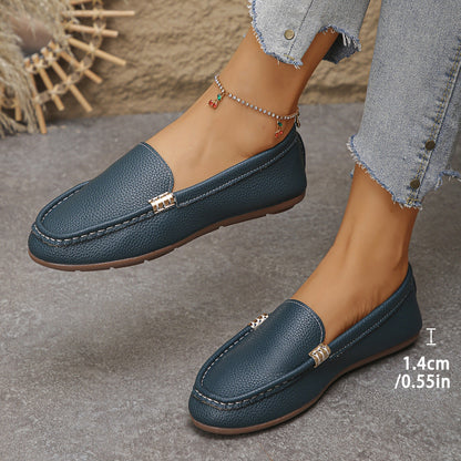 Zapatos planos de mujer, sin cordones.