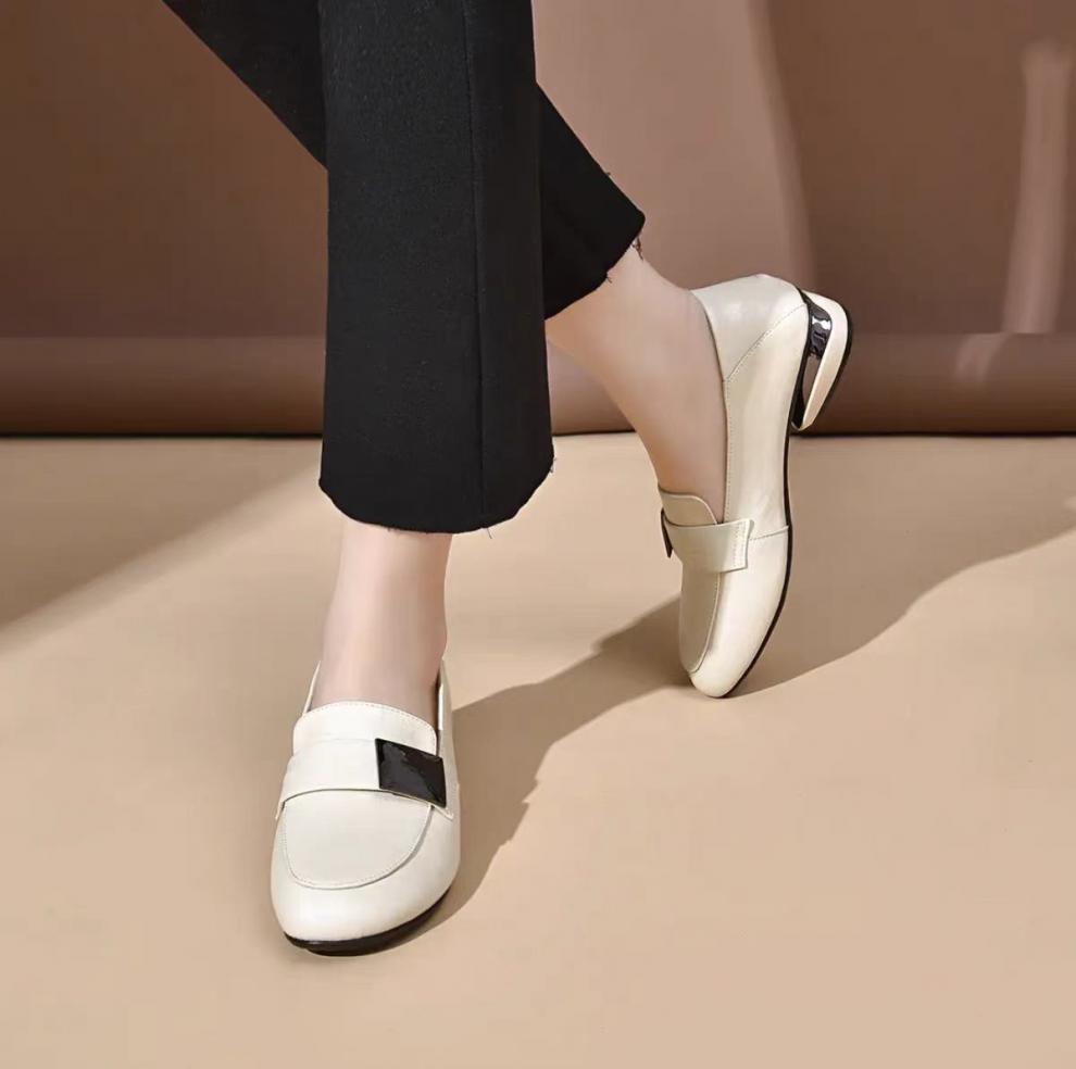 ✨2025 Nuevo✨Zapatos de piel estilo británico para mujer