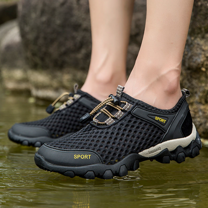 Zapatillas de deporte outdoor de malla para hombre