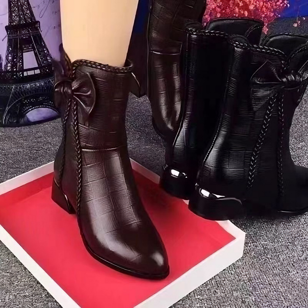 Bella Botas de lana para mujer