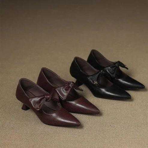 Balerinas Elegantes con Moño para Mujer