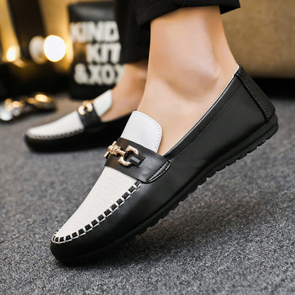 Zapatos de conducir sin cordones para hombre