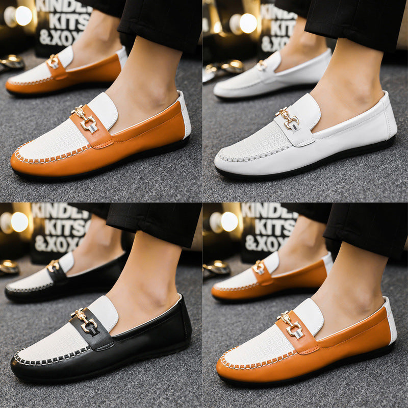 Zapatos de conducir sin cordones para hombre