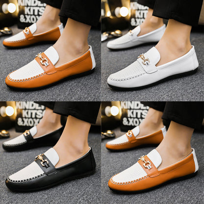 Zapatos de conducir sin cordones para hombre