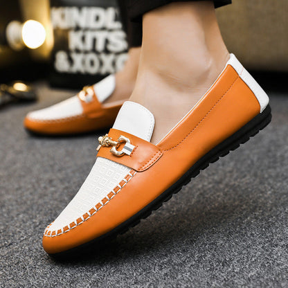 Zapatos de conducir sin cordones para hombre