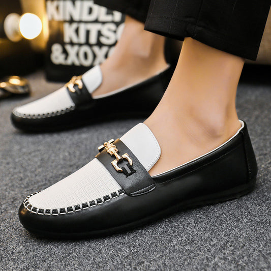 Zapatos de conducir sin cordones para hombre