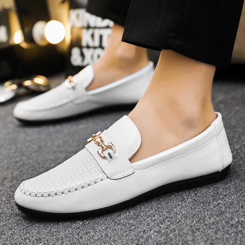 Zapatos de conducir sin cordones para hombre