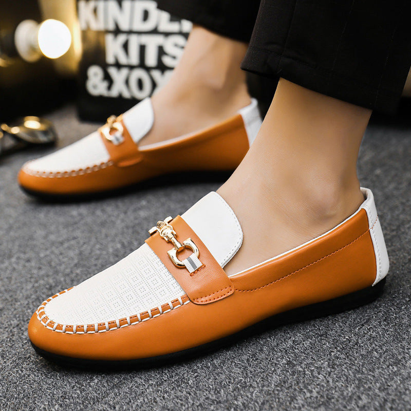 Zapatos de conducir sin cordones para hombre