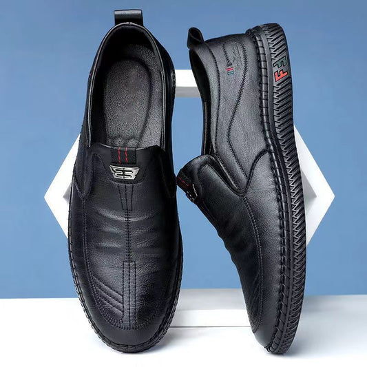 Zapatos de negocios de piel suave para hombre