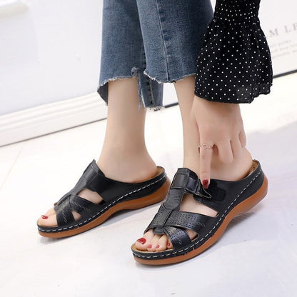 Zapatillas clásicas de piel antideslizantes