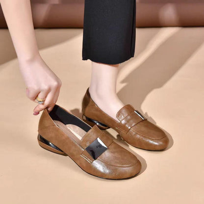 ✨2025 Nuevo✨Zapatos de piel estilo británico para mujer