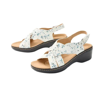 Sandalias planas ortopédicas cómodas para mujer