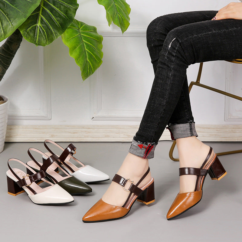 Zapatos de tacón casual para mujer