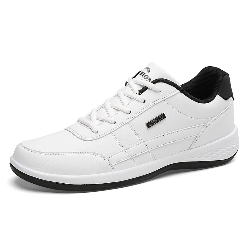 🎉50% de descuento🎉 Zapatos casuales de piel con etiqueta plateada