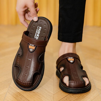 Sandalias para hombre transpirables, antideslizantes y con suela blanda.