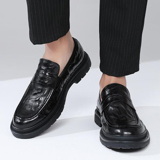 🐂100% cuero genuino🐂 Mocasines de piel originales para hombre