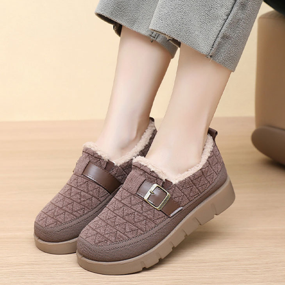 Zapatos de algodón cálido con forro polar