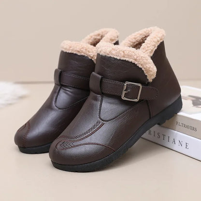 Nuevas botas de esquí de piel suave