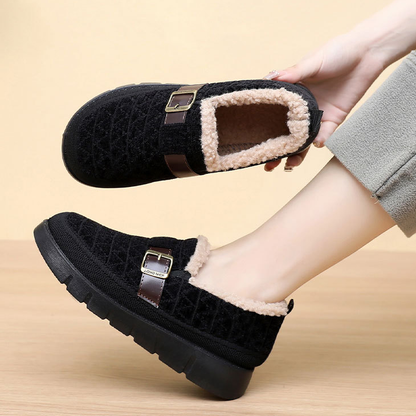 Zapatos de algodón cálido con forro polar