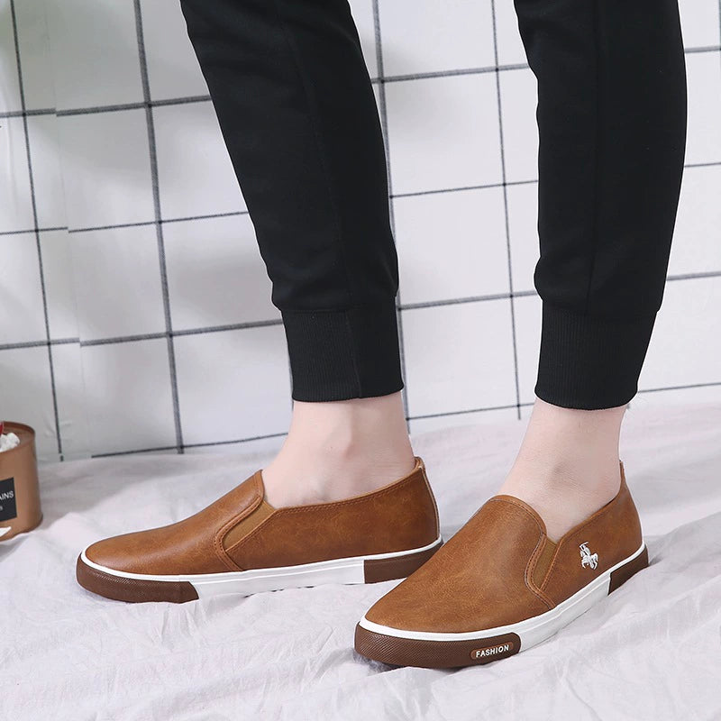 Zapatos de trabajo casuales estilo skate para hombre