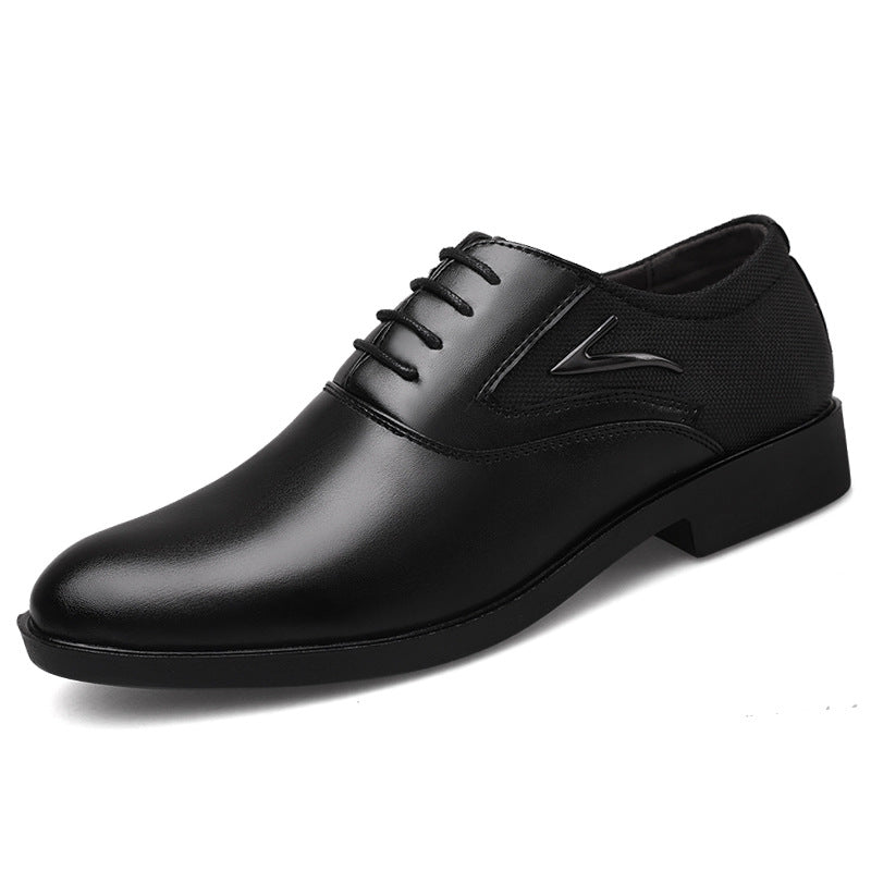 Zapatos de cuero casuales sin cordones para boda de hombre
