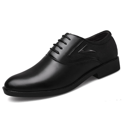 Zapatos de cuero casuales sin cordones para boda de hombre