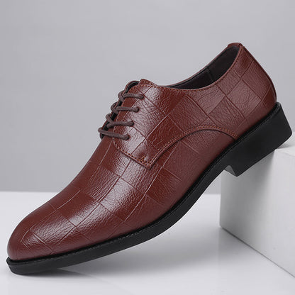Zapatos de cuero versátiles de tallas grandes